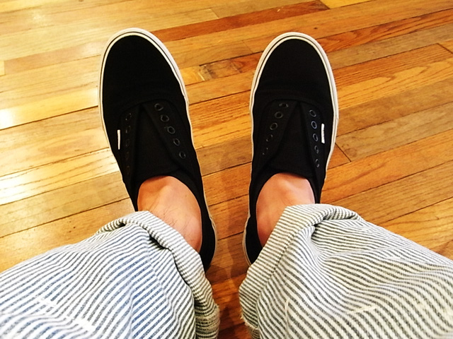 vans 紐 なし トップ スニーカー